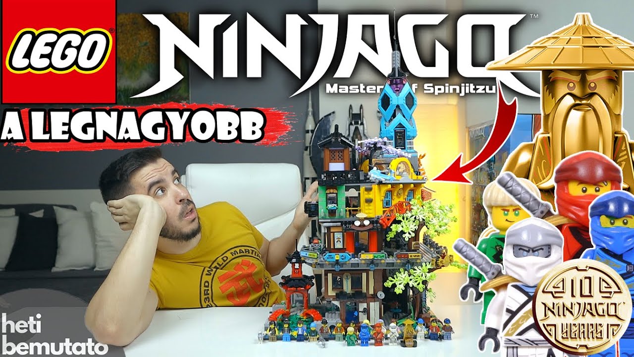 A valaha készült LEGNAGYOBB NINJAGO szett || LEGO 71741 NINJAGO Városi Lombház bemutató🐱‍👤