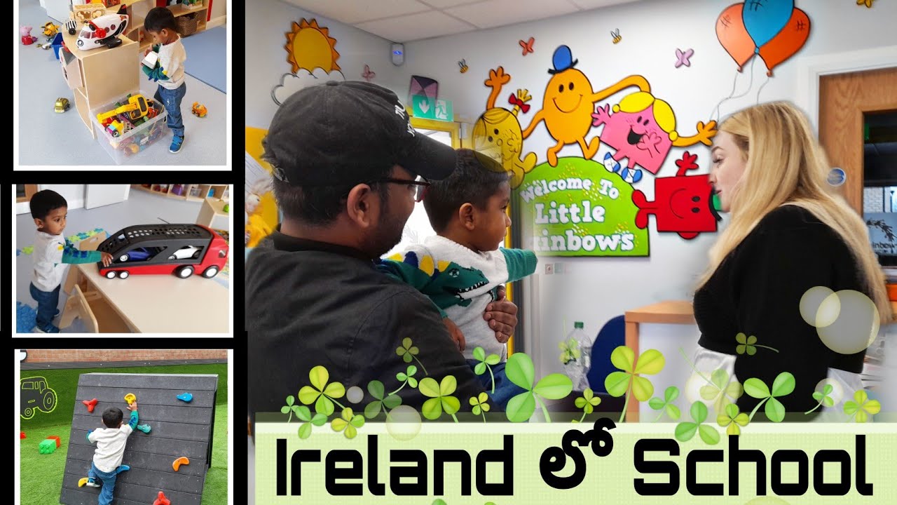 IRELAND PRE-SCHOOL TOUR | Taarak's 1st School Visiting Day | Montessori / Early learning