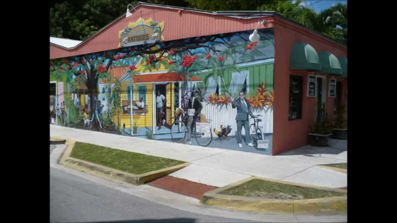 KEY WEST BAHAMA VILLAGE MARKET- Scene from Corey Pearson Caribbean spy series!