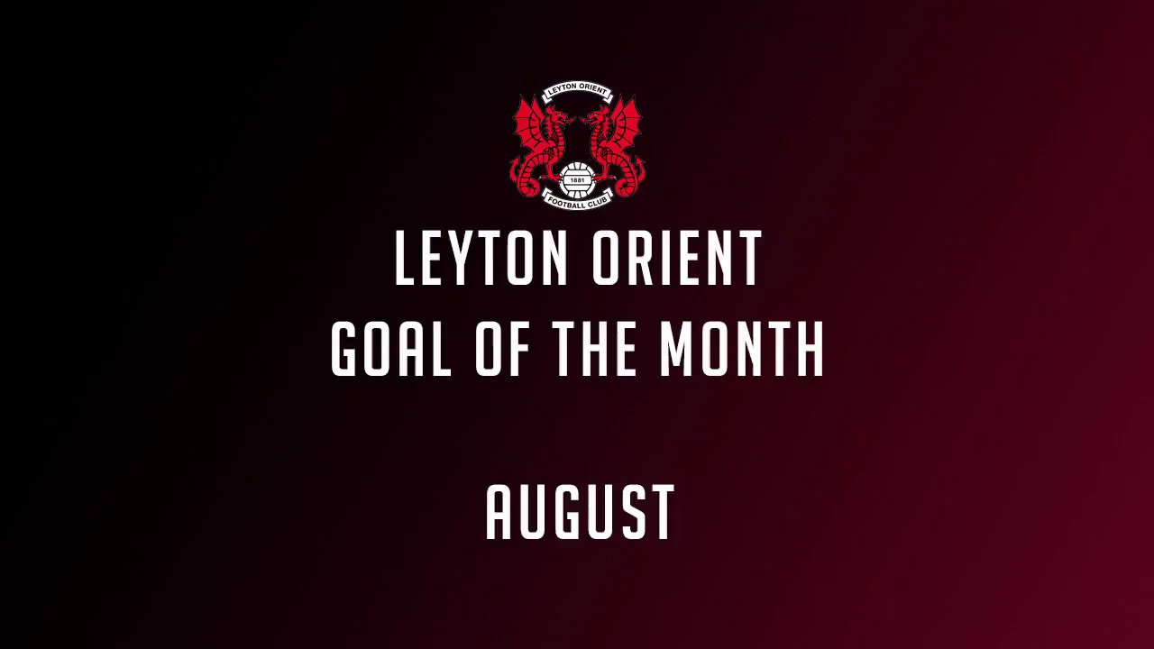 LOFC GOAL OF THE MONTH - August 2017
