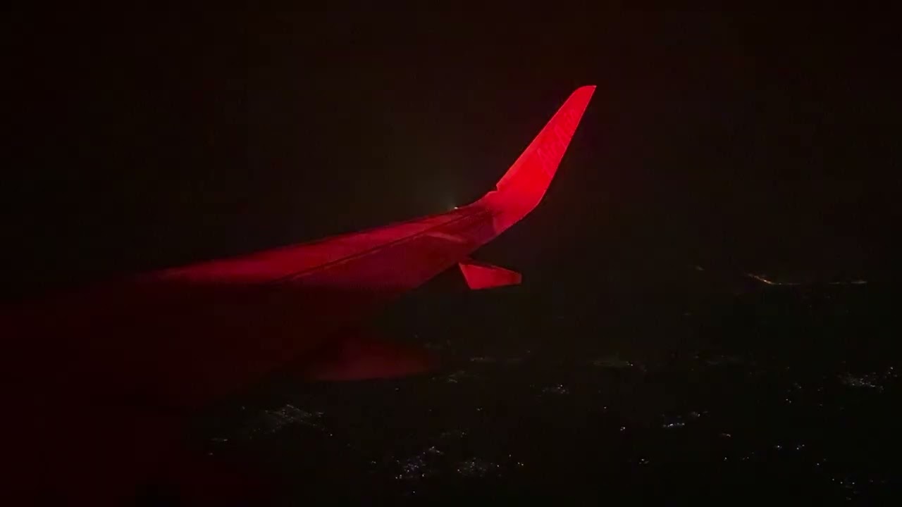 Thai AirAsia full stormy takeoff from Khon Kaen Airport (KKC) to Bangkok-Suvarnabhumi Airport (BKK).