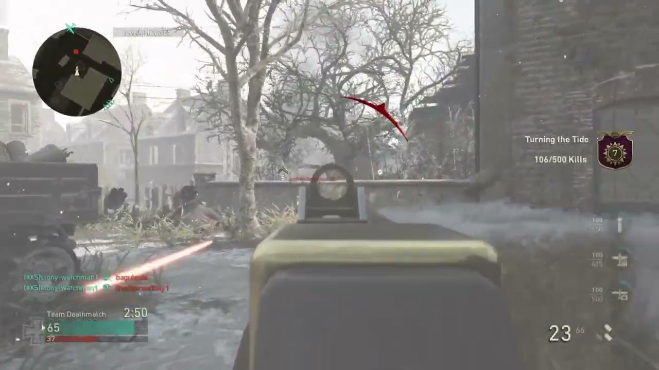 Call Of Duty WWII - Carentan - Winter (Team Deathmatch)