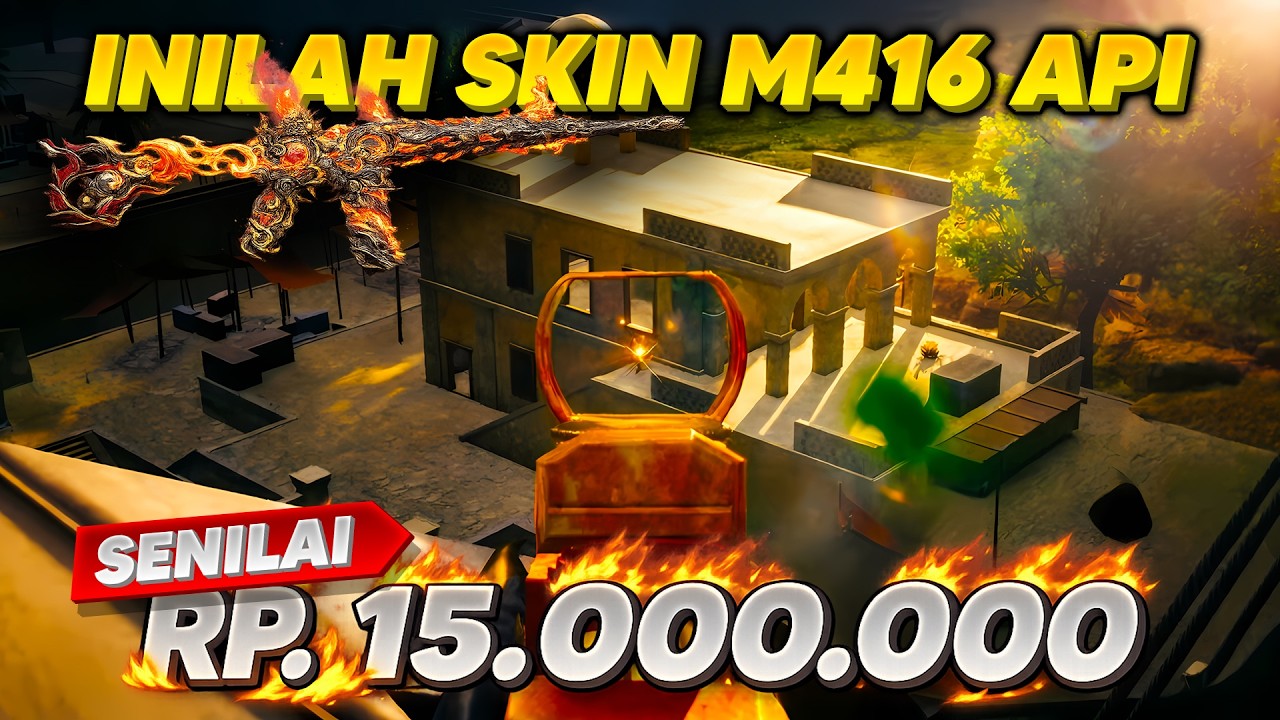 REVIEW SKIN M416 API TERBARU SENILAI RP 15.000.000?! INILAH SKIN PALING BAGUS SAAT INI - PUBG MOBILE