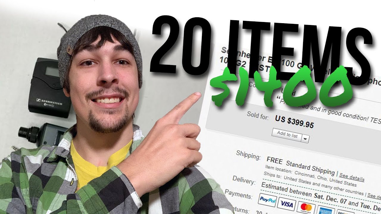20 eBay Sales For $1,400 - Whats Selling At The End Of 2019