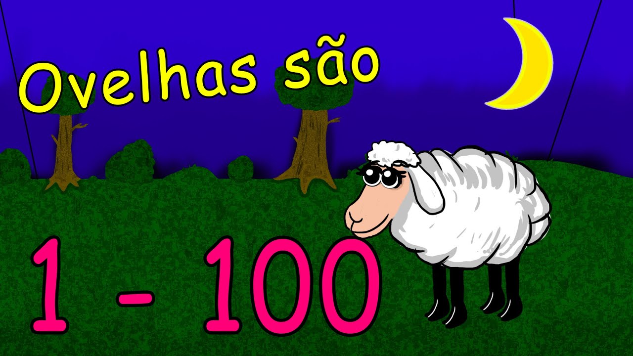 contando carneiros -  contar até cem -   menos de cinco minutos