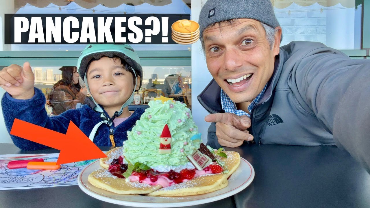 Japanese Pancakes or Christmas Nightmare? in Tokyo