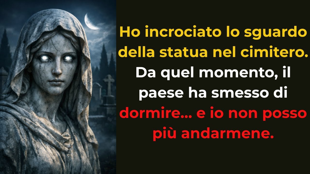 “La Statua Del Cimitero Mi Guardava — Finché Un Giorno Ho Capito Perché Tutti La Evitavano”