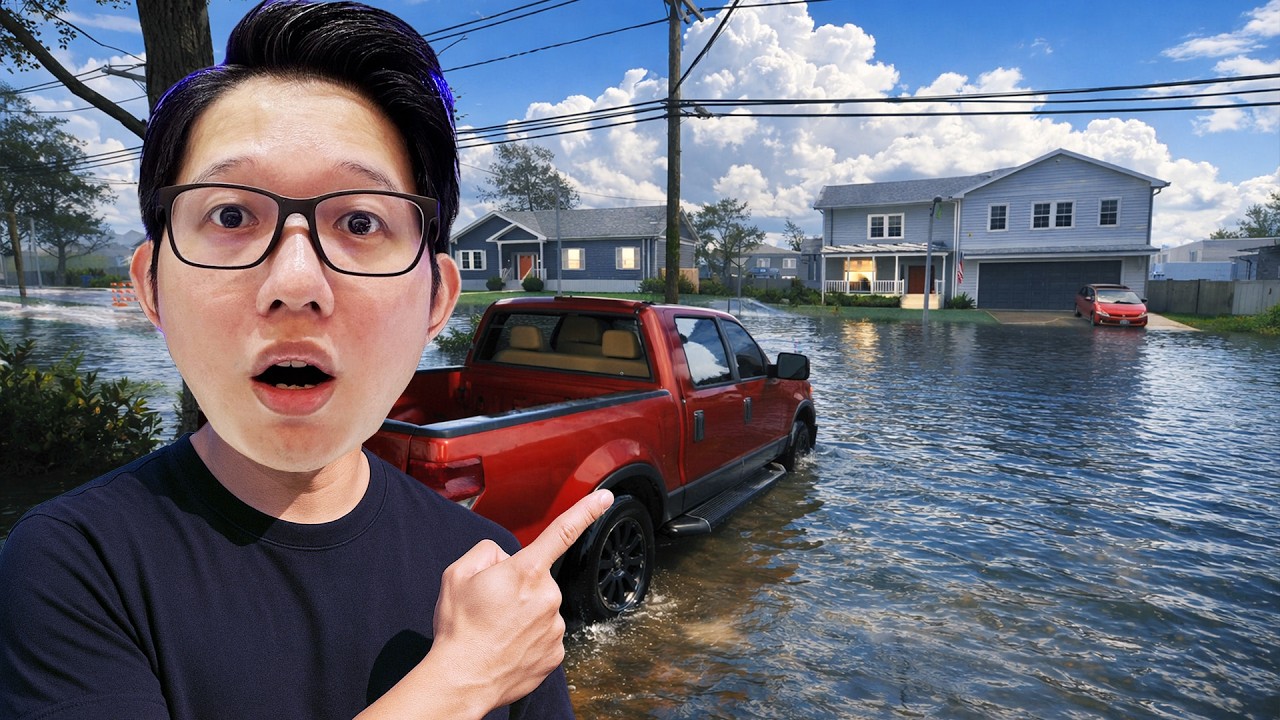 【淹水模擬器】暴雨狂炸！水位持續上升中，我能守住最後的家園嗎？⚡