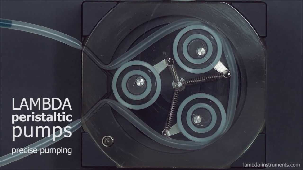 Peristaltic pumps LAMBDA - precise pumping mechanism