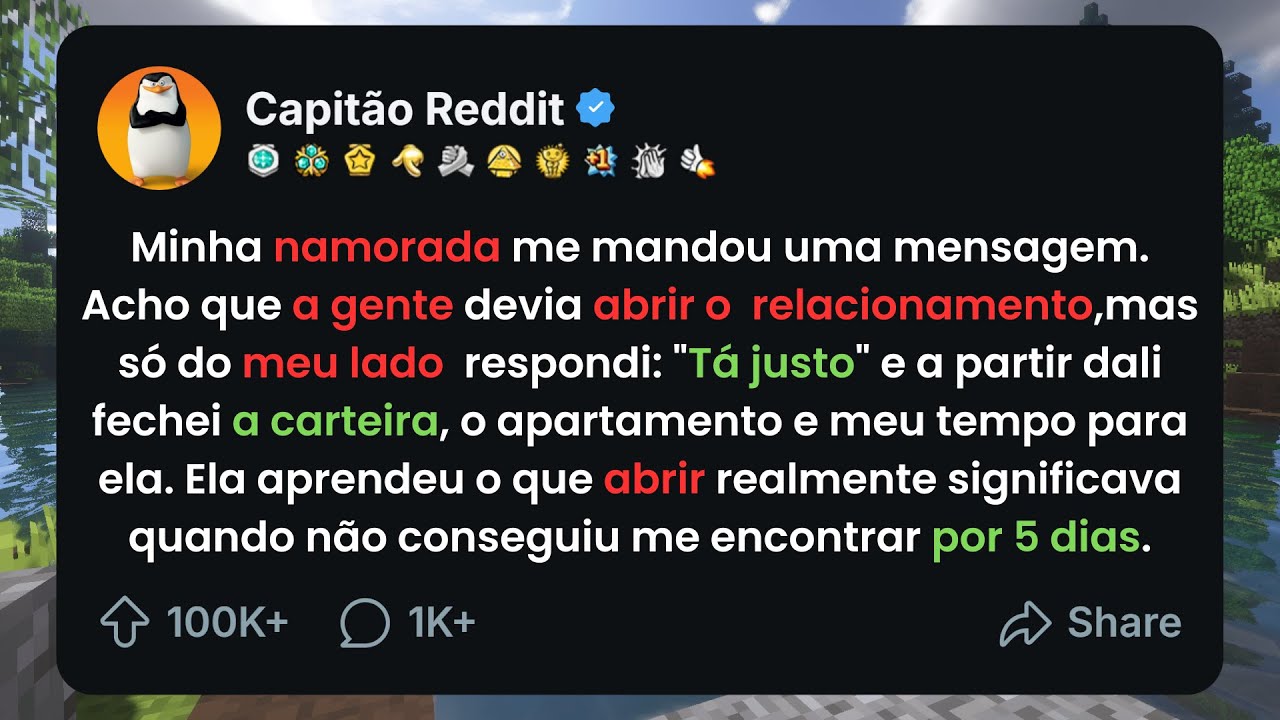 (Hist&oacute;ria Completa) Minha Namorada Mandou Mensagem Acho Que Dever&iacute;amos Abrir Nosso Relacionamento