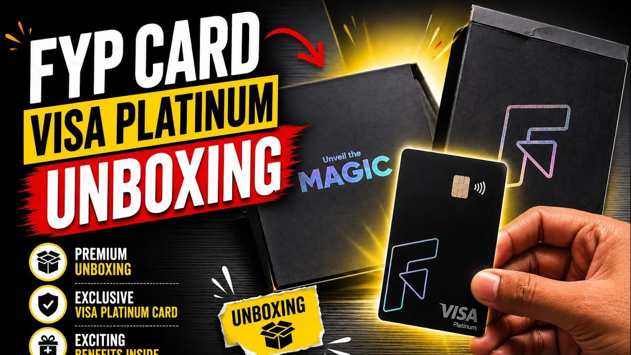 Fi Money Visa Platinum Debit Card Unboxing | Premium Black Debit Card 🔥 