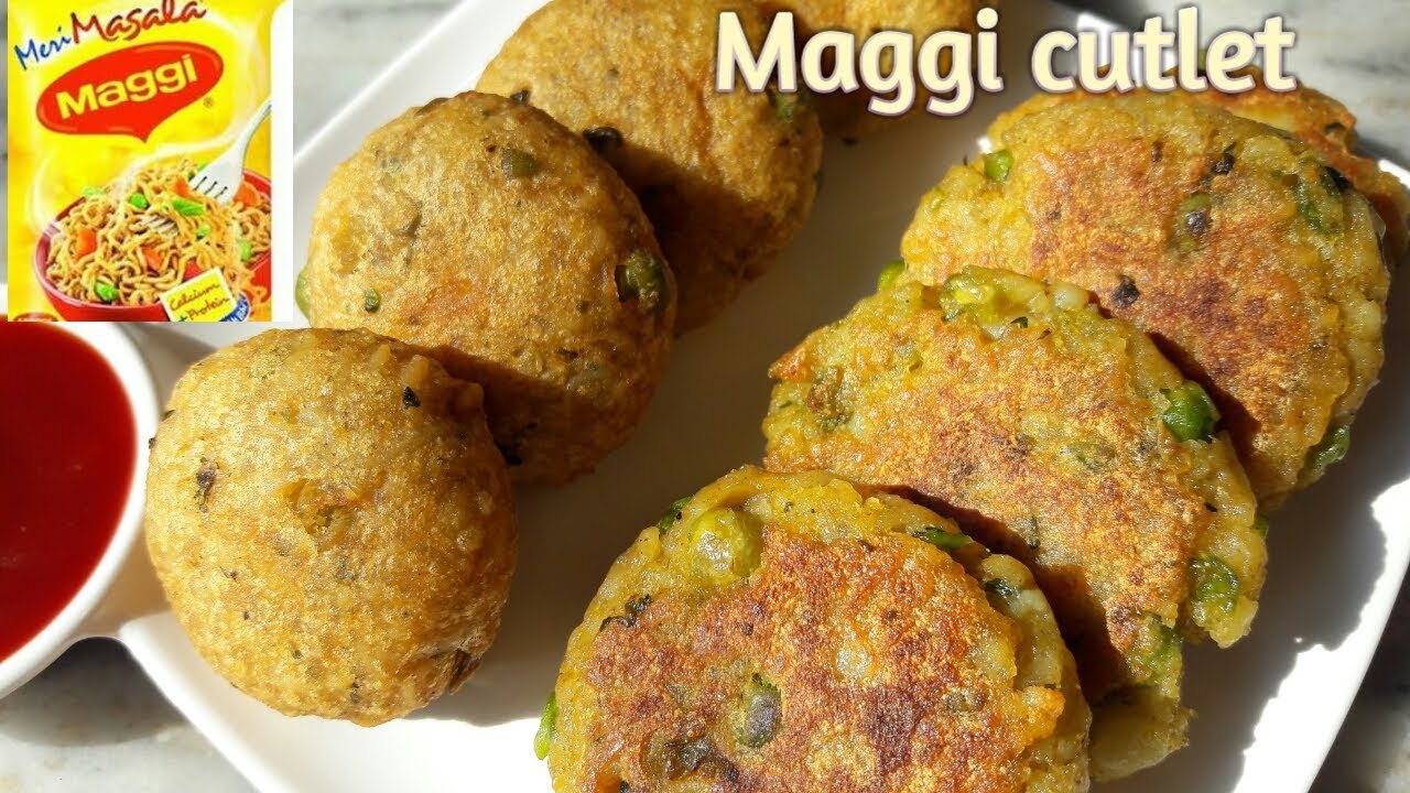 दो तरह से बनाएं मैग्गी Veg noodles cutlet recipe | Maggi Masala noodles crispy cutlet