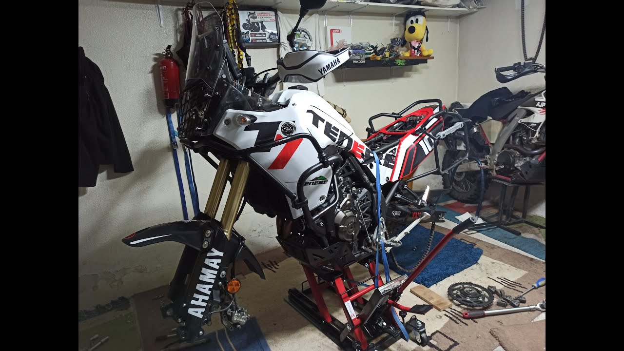 Fiz uma revisão completa a minha Yamaha Ténéré 700