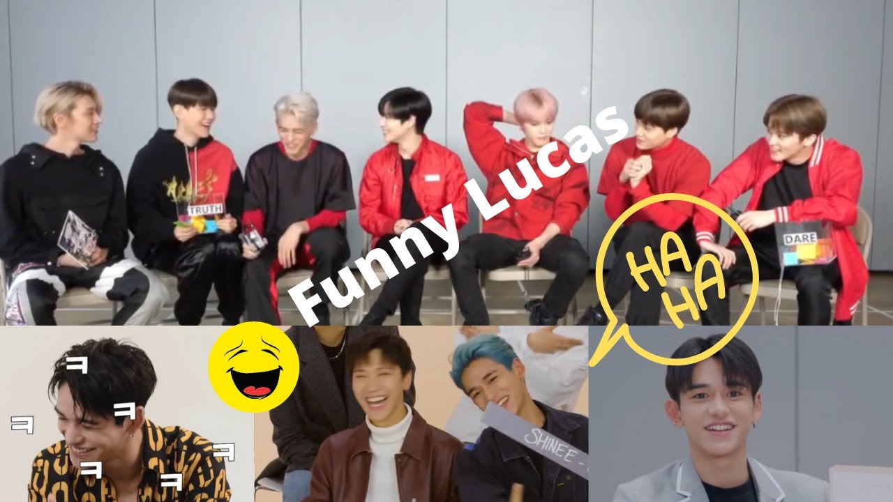 Lucas Making Fun with SuperM Members