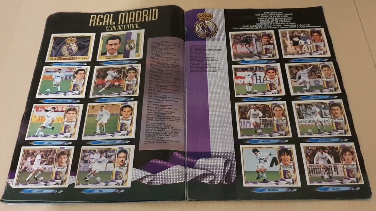 Álbum Cromos Liga 95-96 - Colecciones Este
