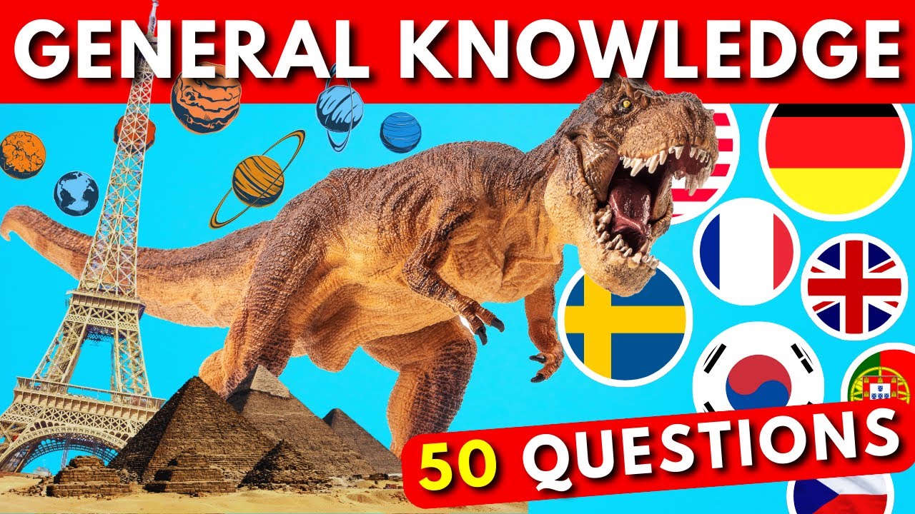 50 General Knowledge Questions ! 🧠🌍✅ How Smart Are You? 🦾 #1