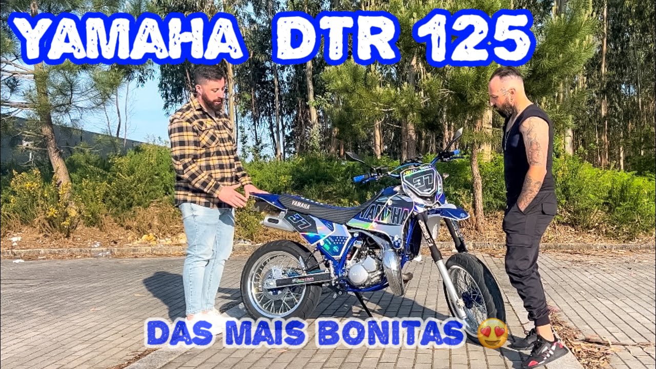 Yamaha Dtr 125  das mais bonitas que já vi #motovlog #yamaha