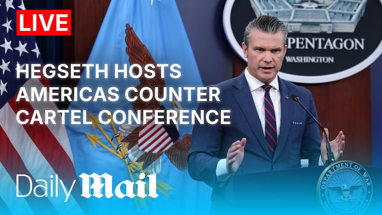 LIVE | Hegseth hosts Americas Counter Cartel Conference