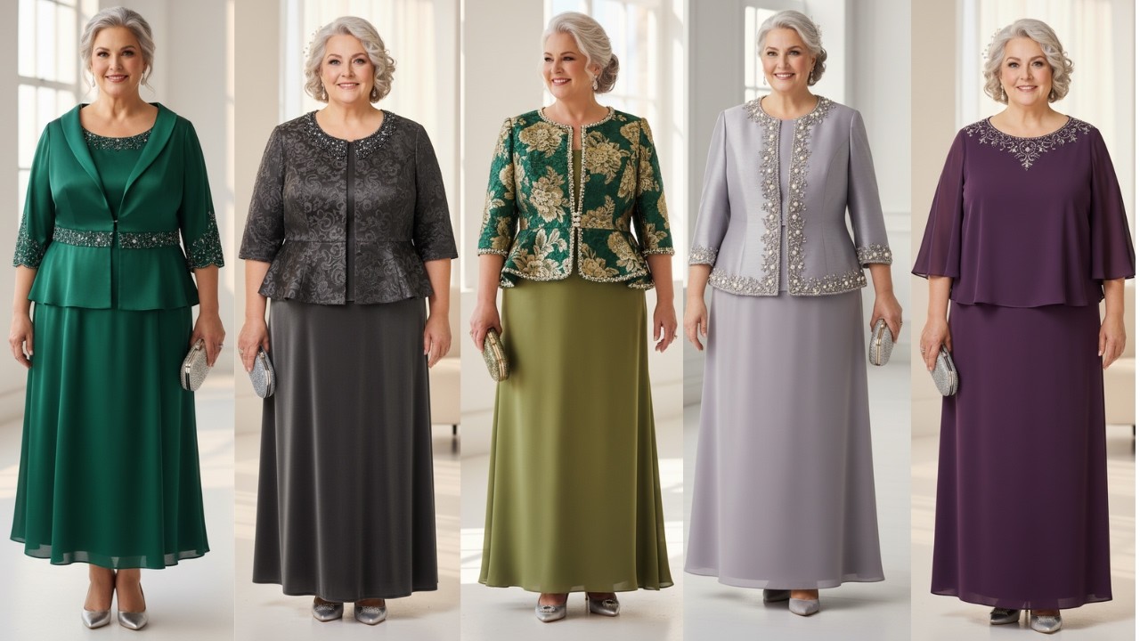 The Ultimate 90+ Elegant Plus Size Two-Piece Dresses Every Mother of the Bride Deserves