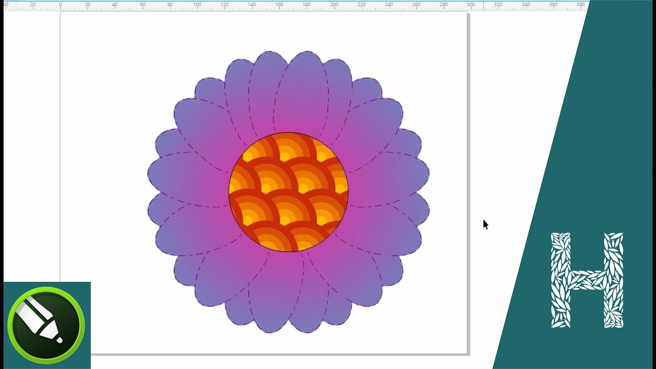 CorelDraw Основы: симметрия