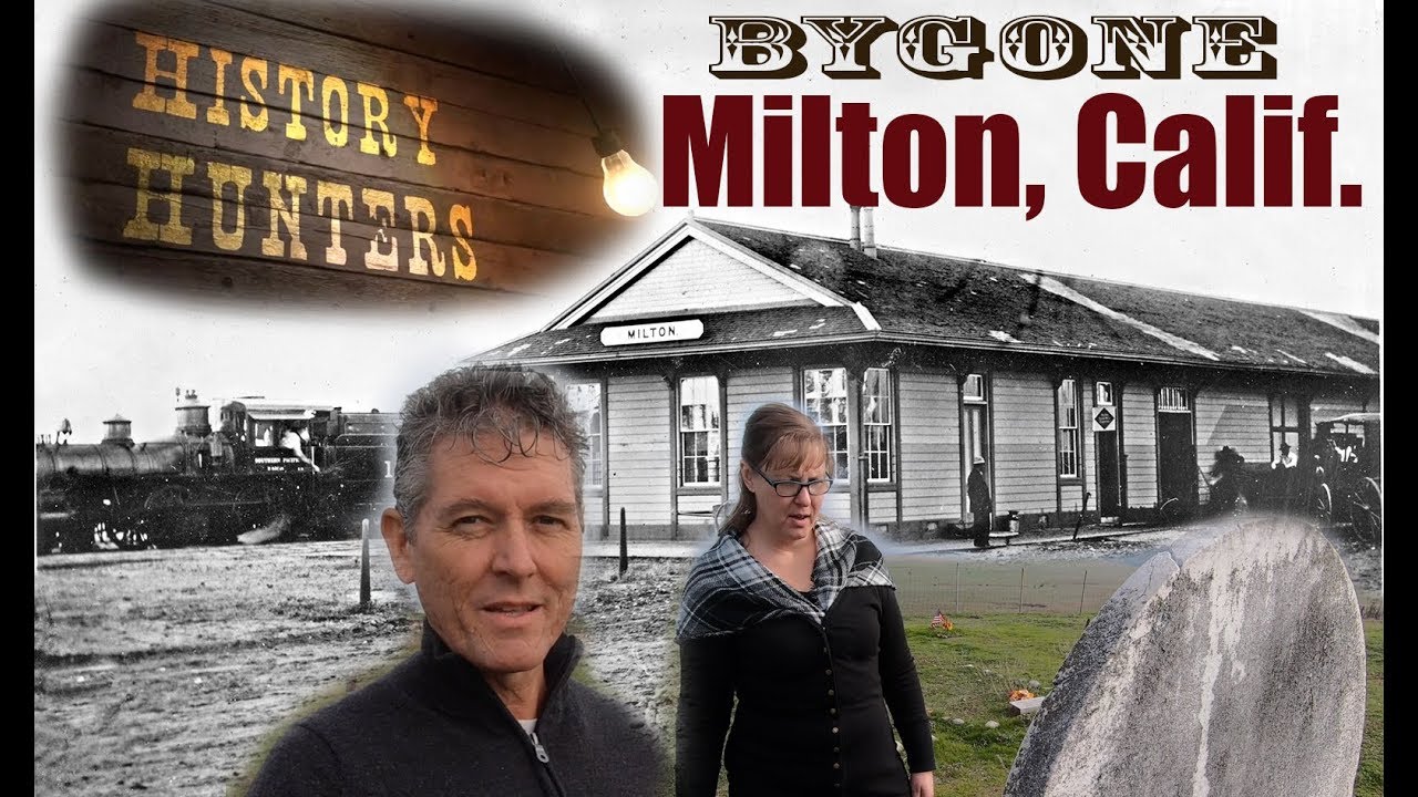 Milton California's Historic Cemetery & Depot Site Visited by Black Bart
