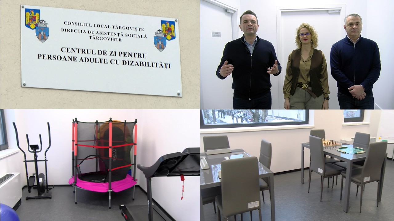 Târgoviște, au fost finalizate lucrările la Centrul de zi pentru persoanele adulte cu dizabilități