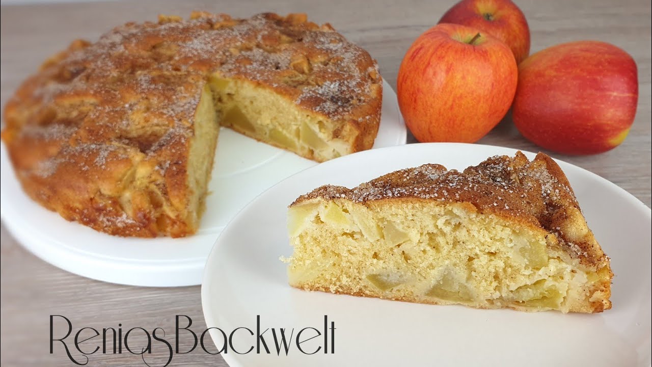 Viel Frucht wenig Teig, Apfelkuchen super lecker🍎🍏