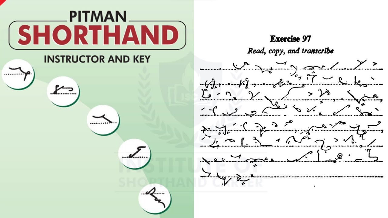 Exercise-97 | Audio Dictation | Pitman Green Book | By Janvi Ma'am