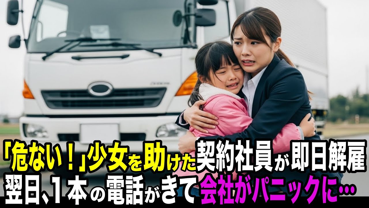 「今すぐクビだ」泣きながら歩く迷子の子を助けた契約社員。重要な大型契約に遅刻した翌日、一本の電話が鳴り…