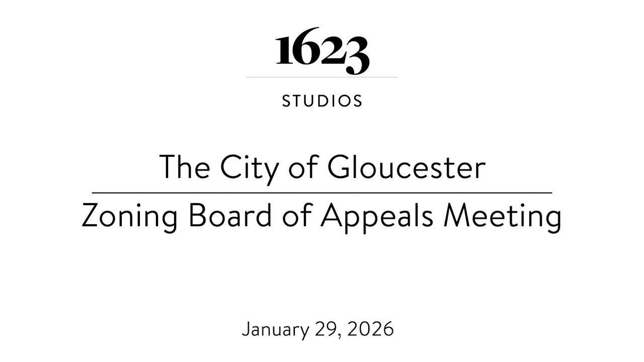 Gloucester Zoning Board of Appeals Meeting | January 29, 2026