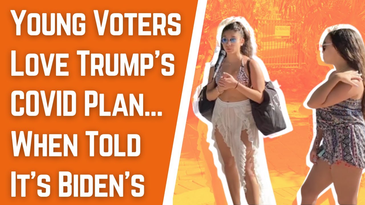 Young Voters Love Trump's COVID Plan...When Told It's Biden's