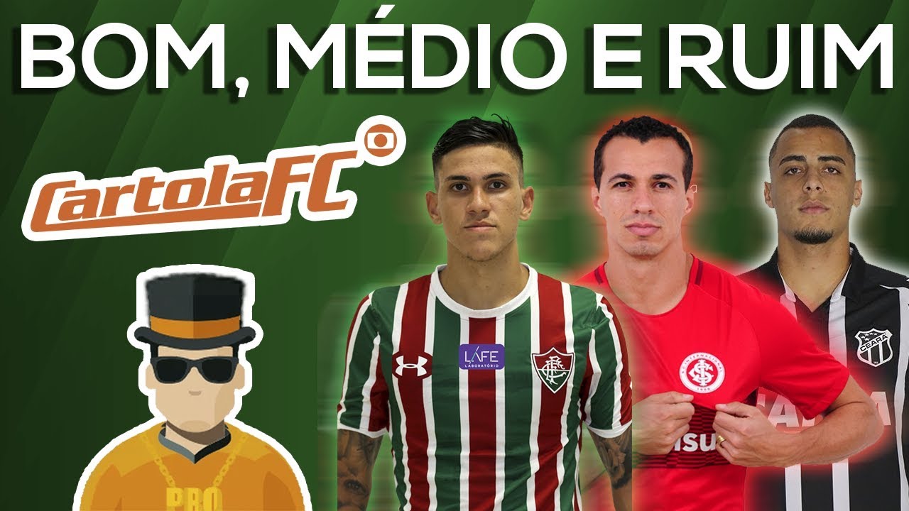 DESAFIO DA SELEÇÃO BOA, MÉDIA & RUIM DO CARTOLA FC | QUAL TIME MAIS VALIOSO?