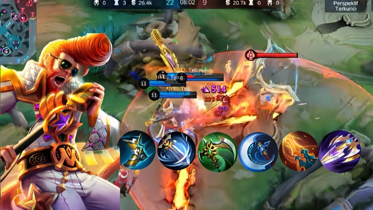 SUN GOLD LANE 1 HIT❗[MOBILE LEGENDS]