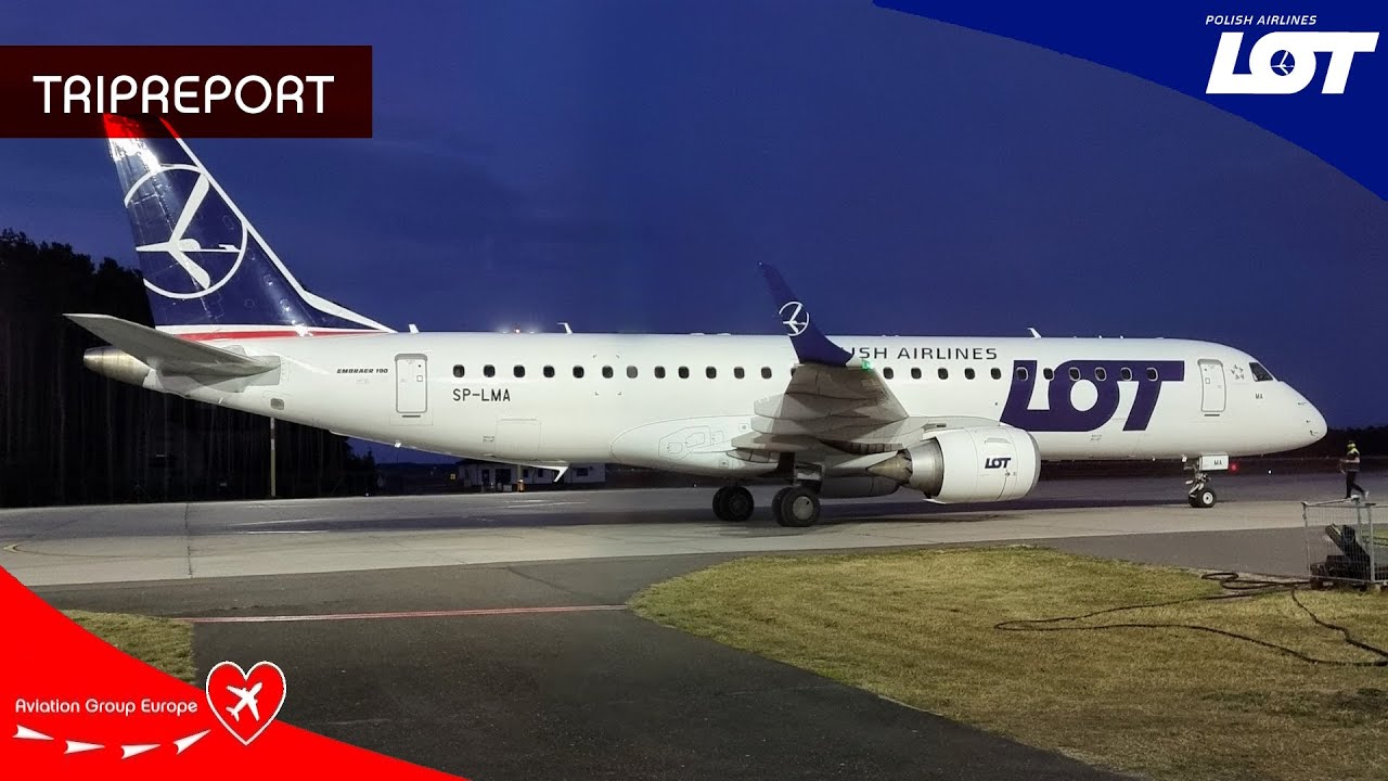 TRIPREPORT 4K | LOT Polish Airlines Embraer E190 SP-LMA | Zielona Gora - Warsaw | 17.05.2024