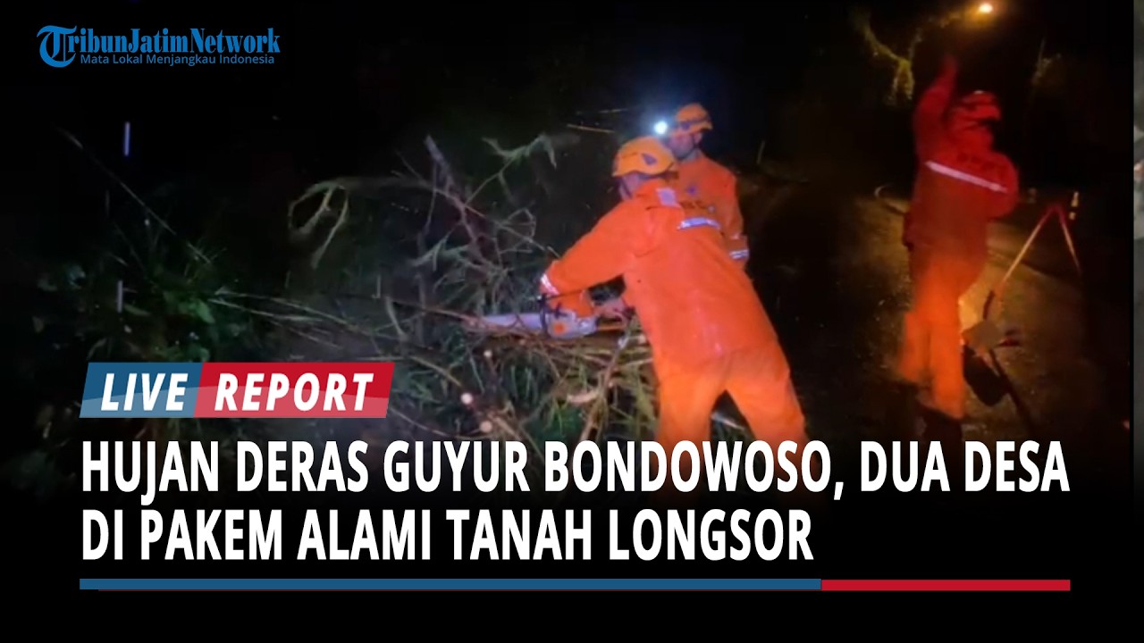 Hujan Deras Guyur Bondowoso, Dua Desa di Pakem Alami Tanah Longsor