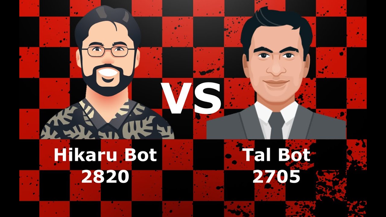 Hikaru Nakamura Bot Get Check Mated by Mikhail Tal Bot