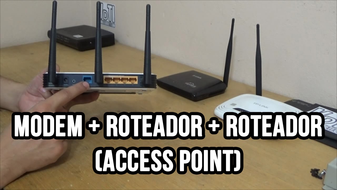Modem roteador roteador (Access point / ponto de acesso)