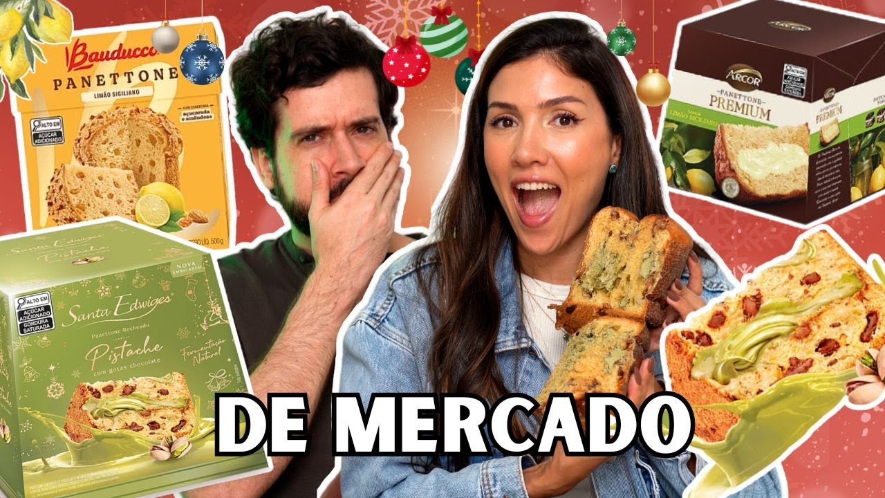PROVANDO os MELHORES PANETONES do MERCADO l Bauducco, Santa Edwiges, Arcor