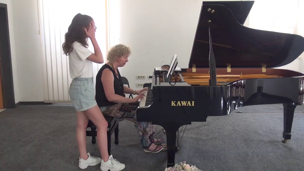 05.07.2018 Mira Marchenko's master-classes: Sophia Khvichiya, Concert Hall, Trogir, Croatia