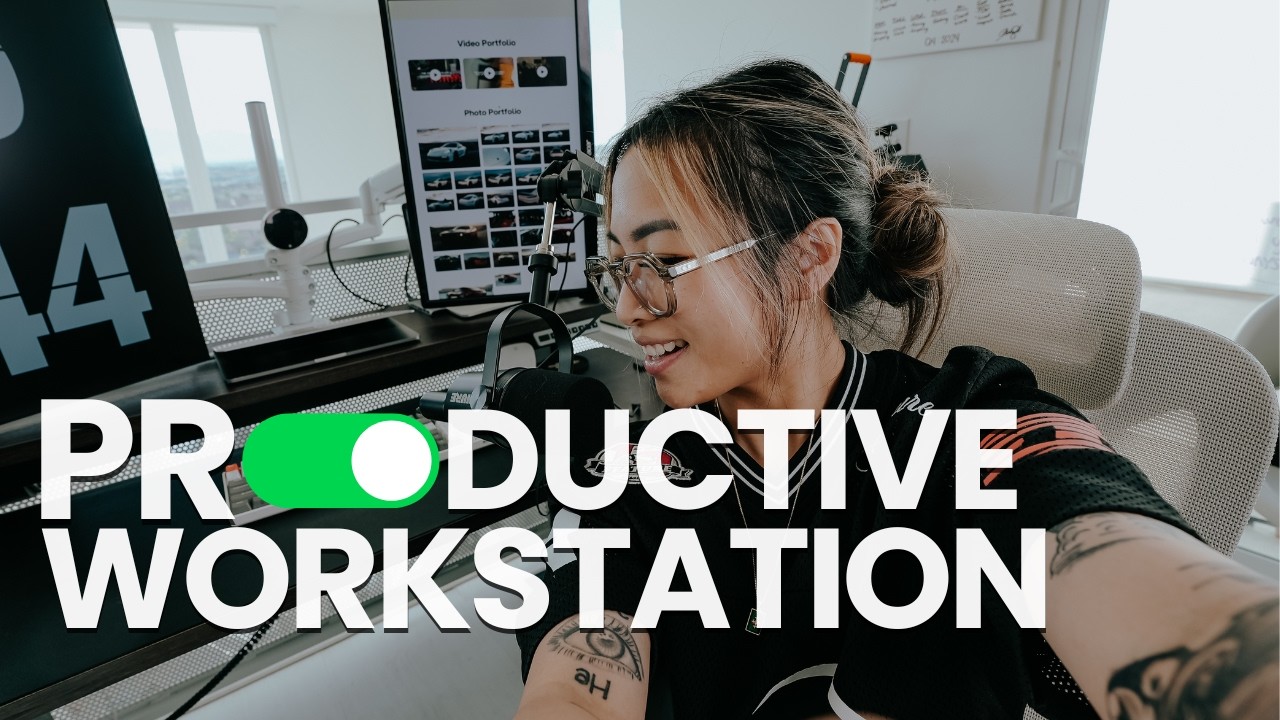 PRODUCTIVITY DESK SET UP 2025