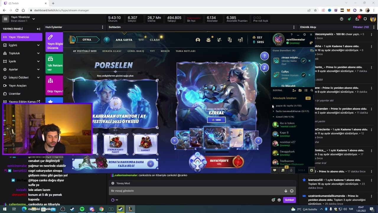 Hype || Kegri Ekiple LOL Oynuyor! [01.03.2022 ]
