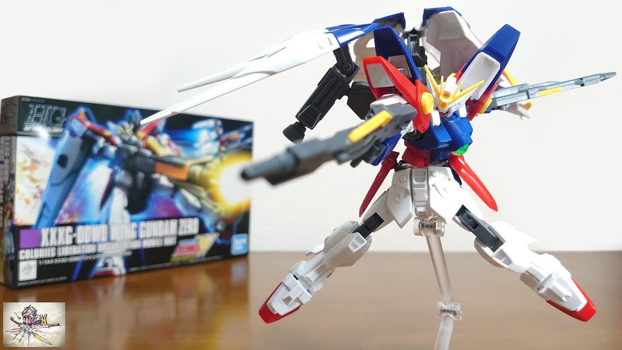 （ネオバード形態へ変形！肩やウイングの展開ギミックを再現！）HGAC 1/144 ウイングガンダムゼロ　レビュー