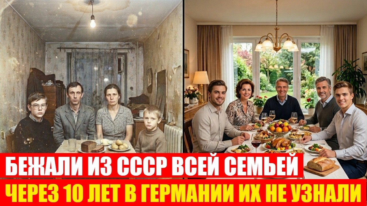 НИЩАЯ СЕМЬЯ ИЗ СССР СБЕЖАЛА В ГЕРМАНИЮ. Через 10 Лет Соседи Не Поверили Своим Глазам