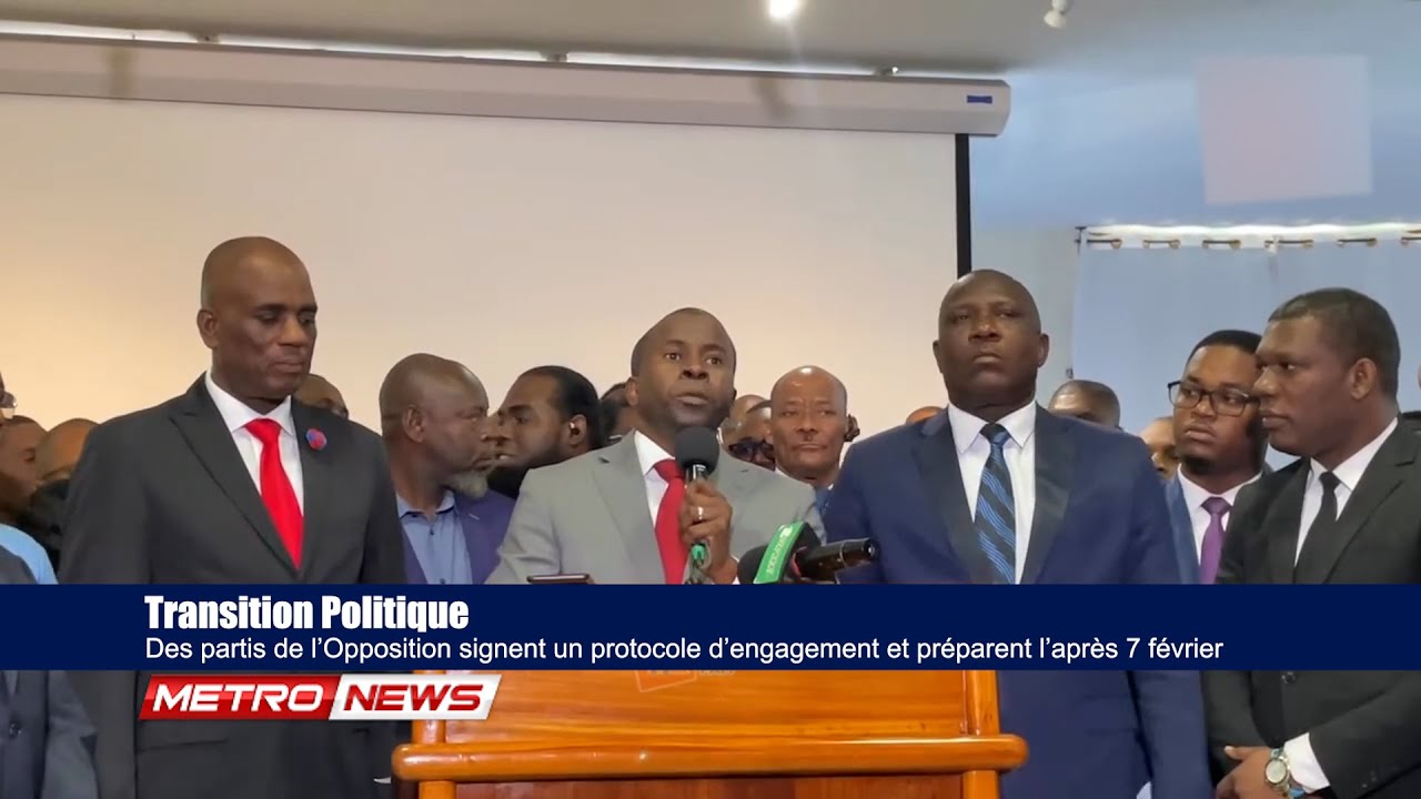 Des partis de l’Opposition signent un protocole d’engagement et préparent l’après 7 février