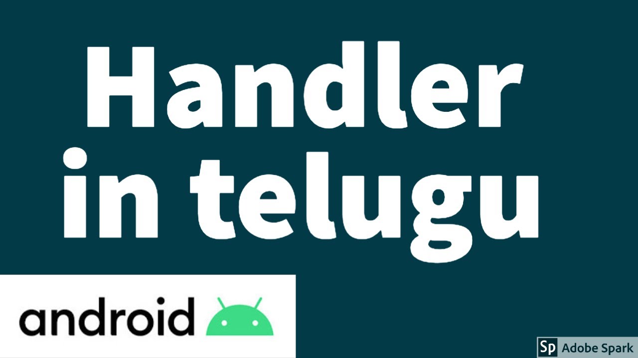 What is Handler ? Handler postDelayed | Android App Development Tutorials for beginners in Telugu