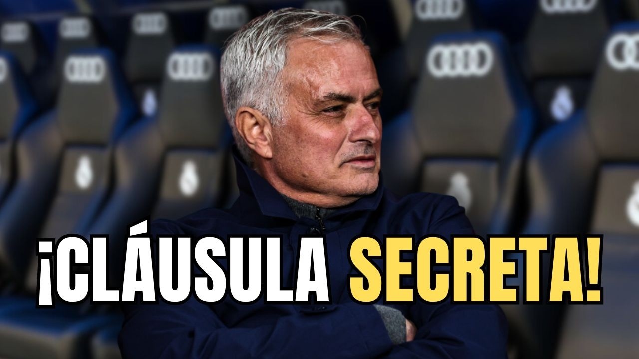 💣🚨¡MOURINHO PUEDE LLEGAR al REAL MADRID! La CLÁUSULA SECRETA que le ACERCA al SANTIAGO BERNABÉU