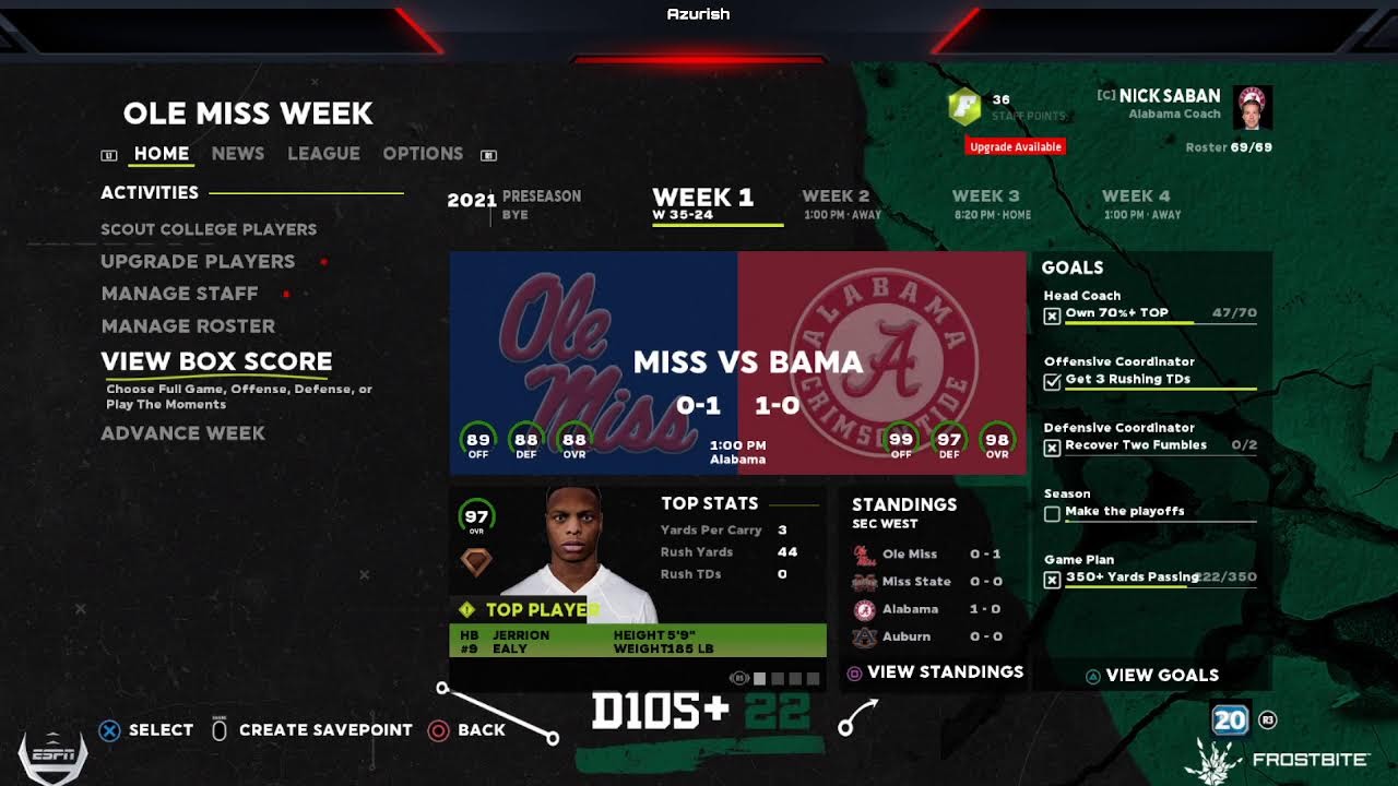 Madden 22 College Football Mod
