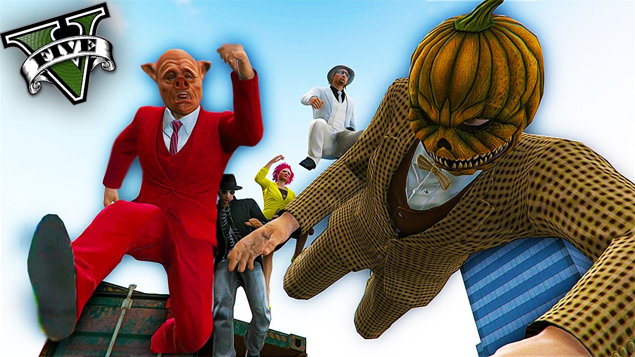 GTA 5 Online | EL RETO DEL SALTO DEL MUERTO TROLL MINIJUEGOS en GTA V Online | TheCorvusClan