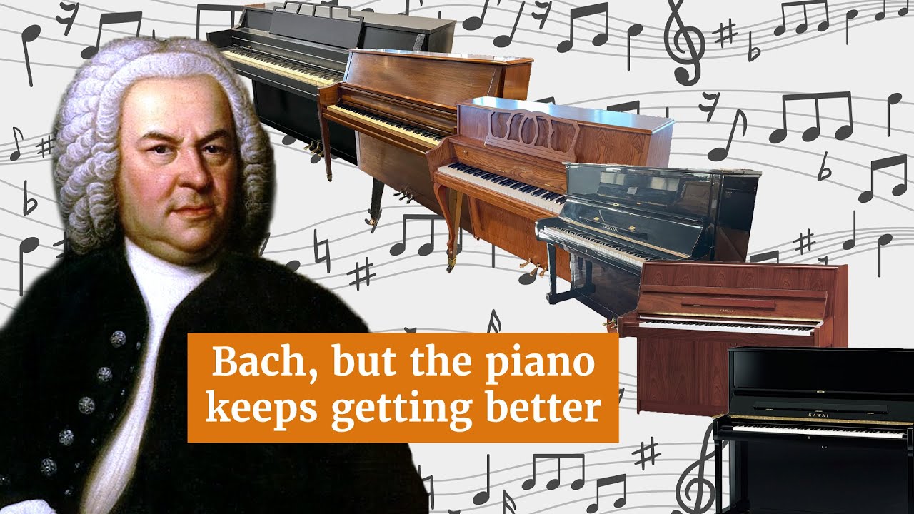 Bach, but the piano keeps getting better! | Used Spinet to Kawai K-500 Upright Piano Demo