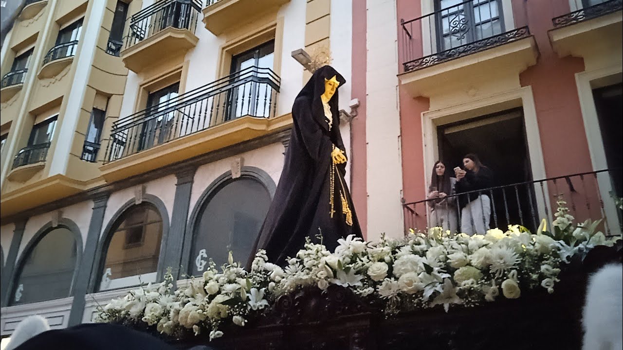 Cofradía de Jesús Nazareno Vulgo Congregación(seción Damas de la Soledad). Semana Santa Zamora 2023.